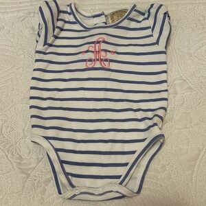 TBBC “A” Monogrammed Onesie